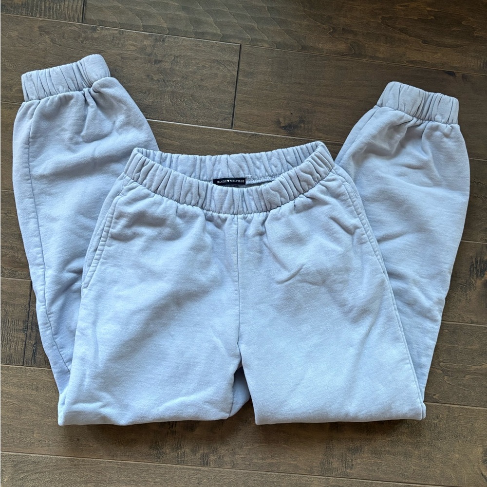 Brandy Melville Blue Jogger Sweatpants